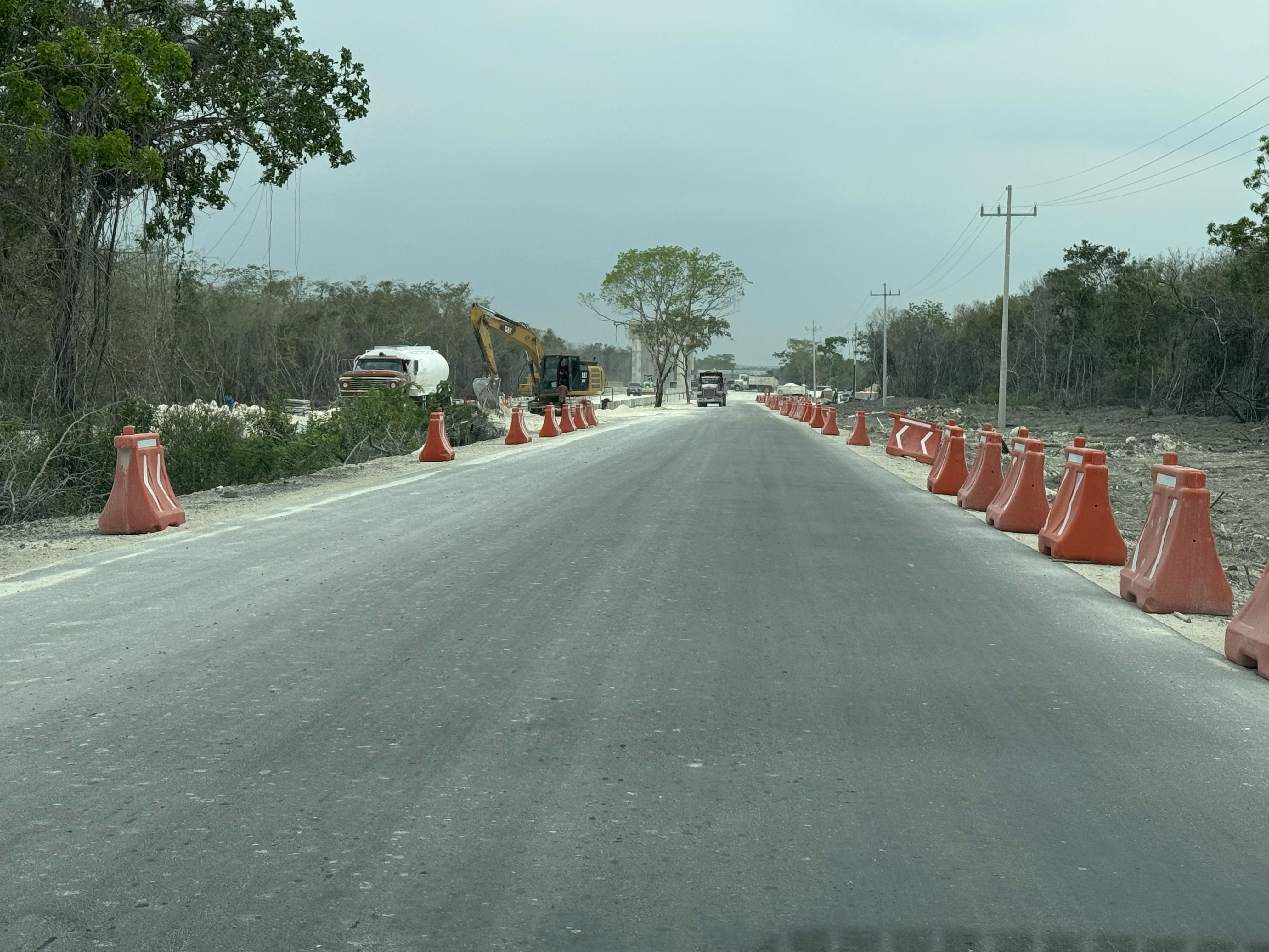 There's a new road under construction.