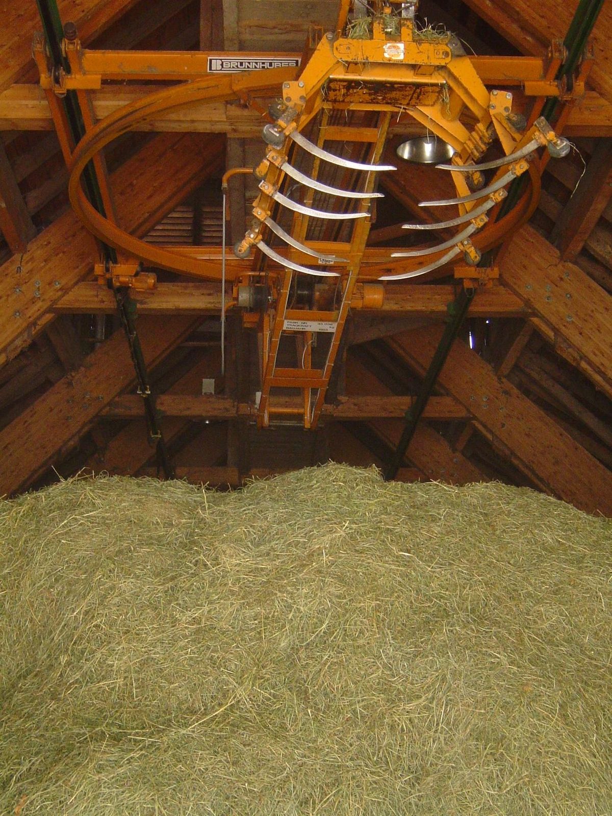 Inside a barn at the school: a devotion to craft doesn't preclude a willingness to use modern machinery.