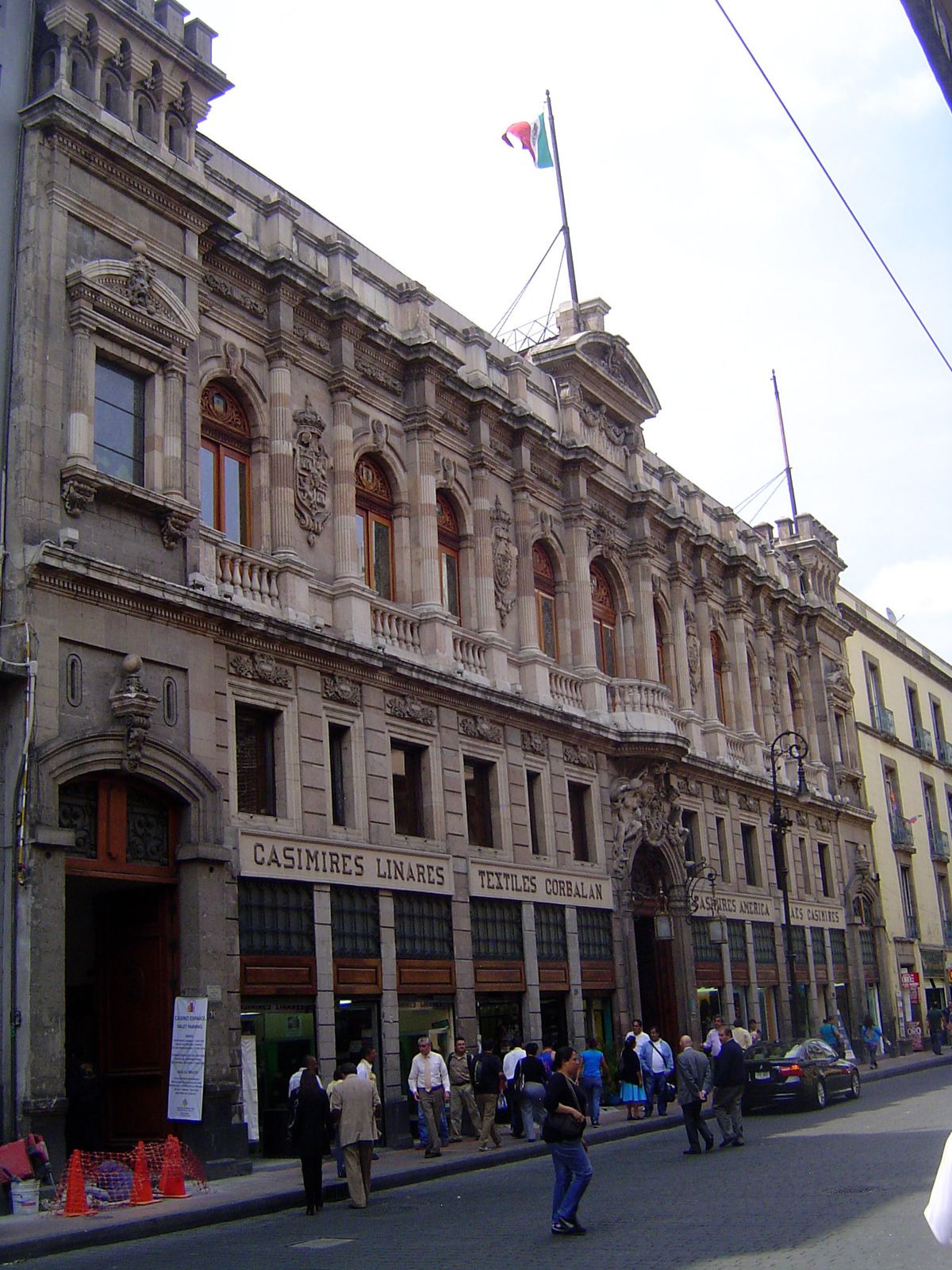 The Casino Español was finished in 1903 in anticipation of the visit from Alfonso XIII that never happened.