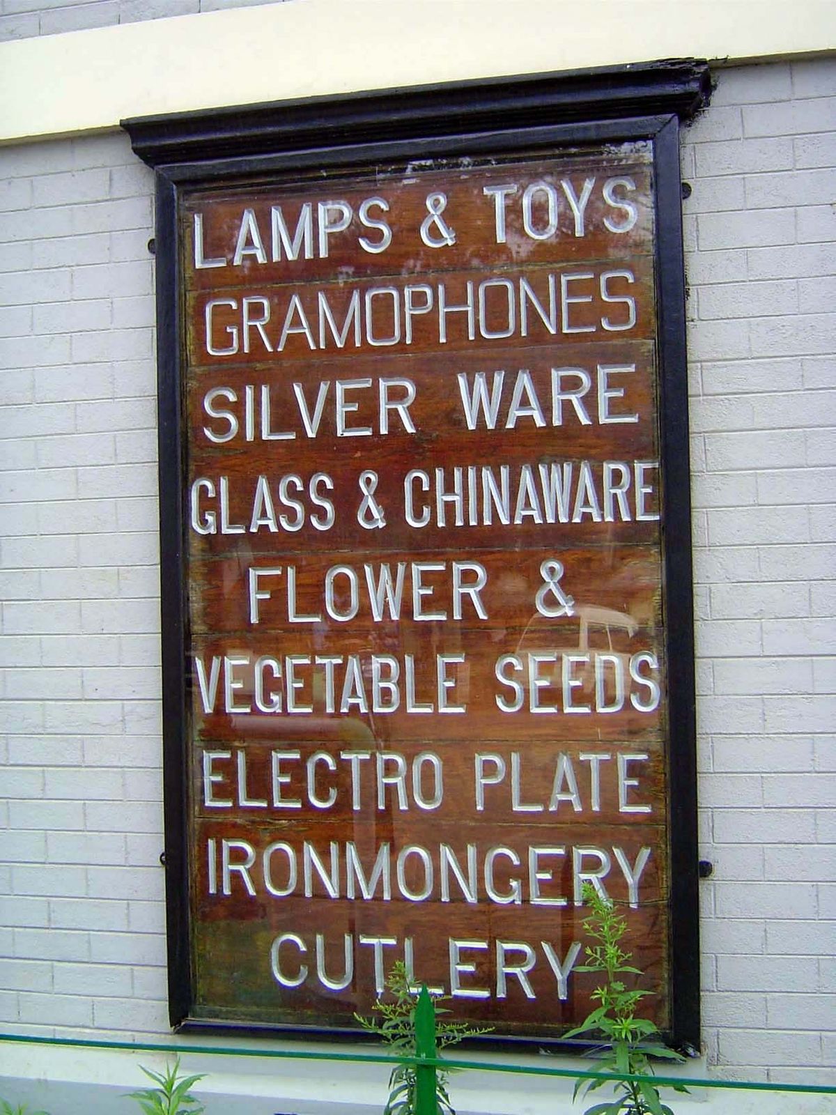 A colonial relic.