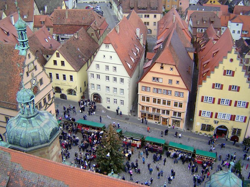 The Market Square and Christmas Market.