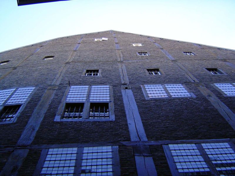 The half-timbered north wall is from the 15th century.