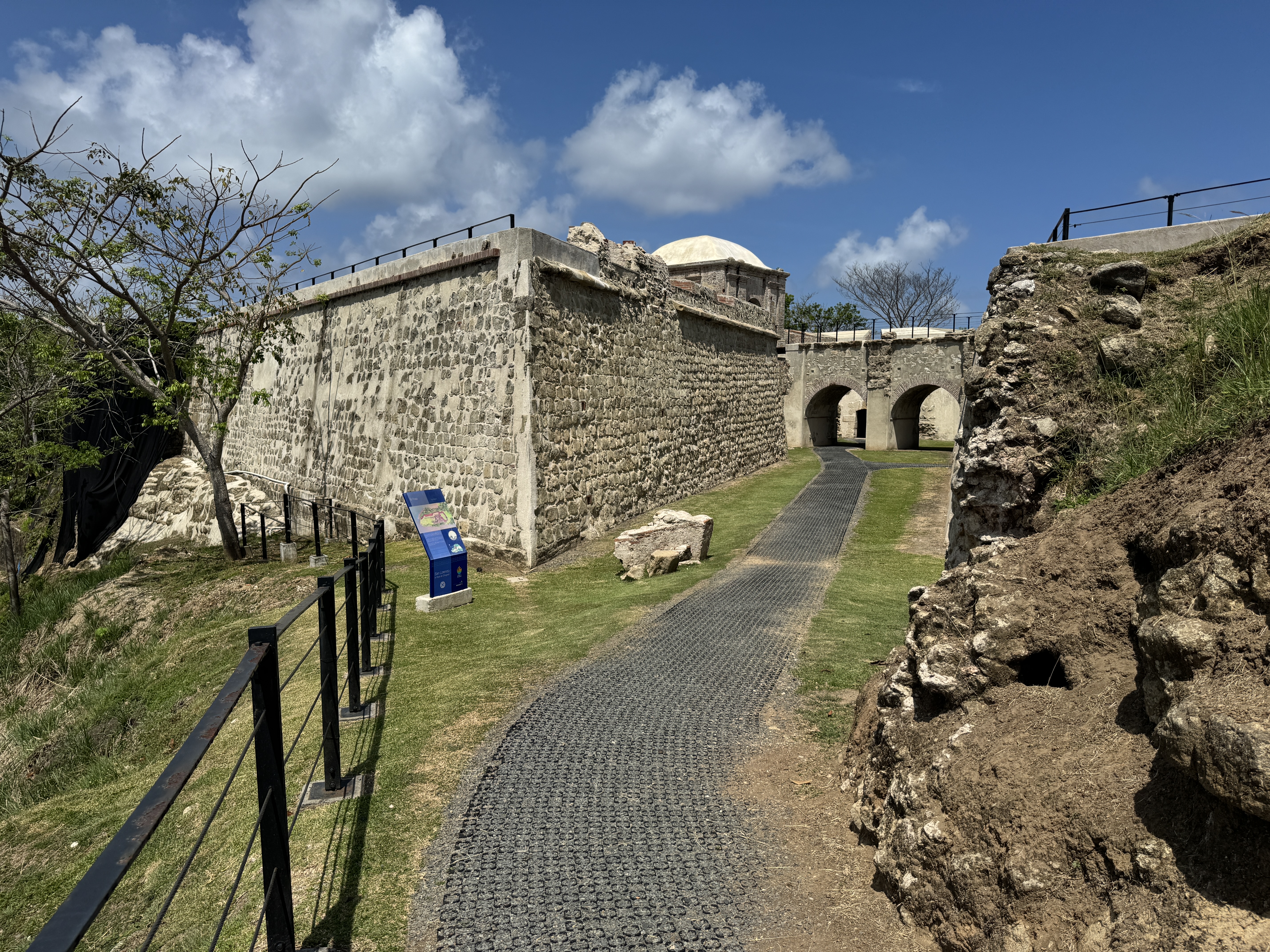 It's been restored now to within an inch of its life, but John M. Letts, who came in 1849, wrote, "We visited the fortifications, which were