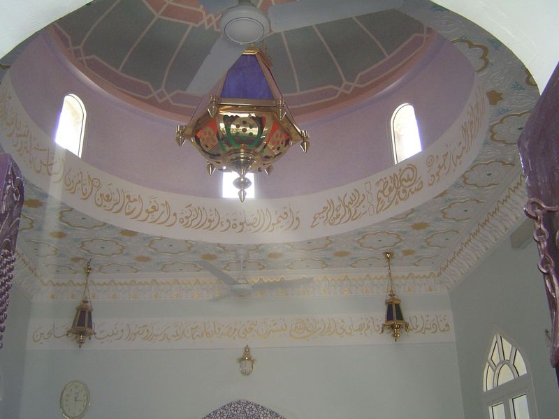 The dome is the work of builders who had seen much grander mosques that they were determined to emulate.