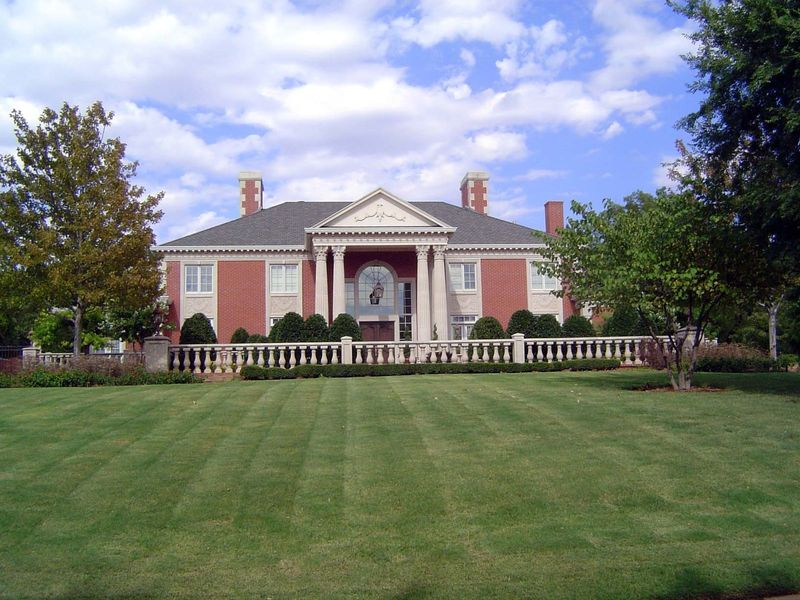 Here, at 6607 NW Grand, is an 8,000 square-foot home built in 2000 and assessed at a market value of $1.7 million.