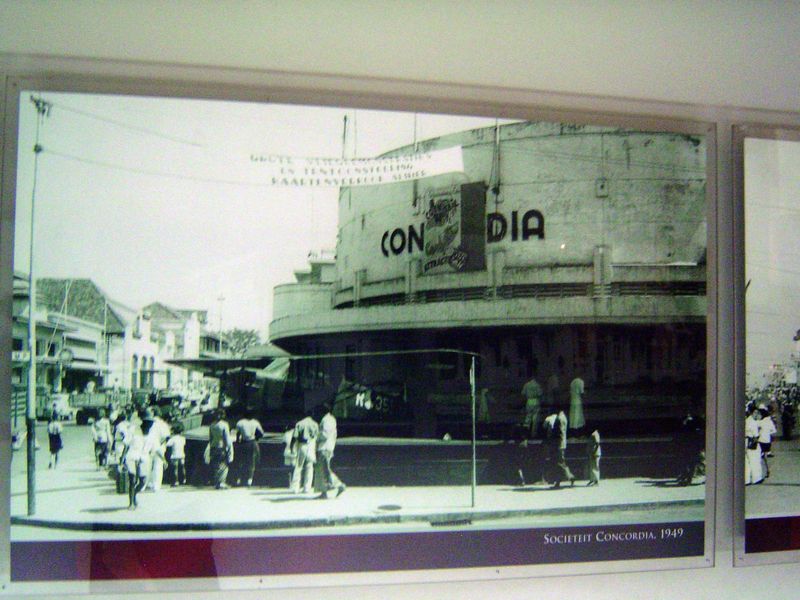 A historic photograph of the club's east wing.