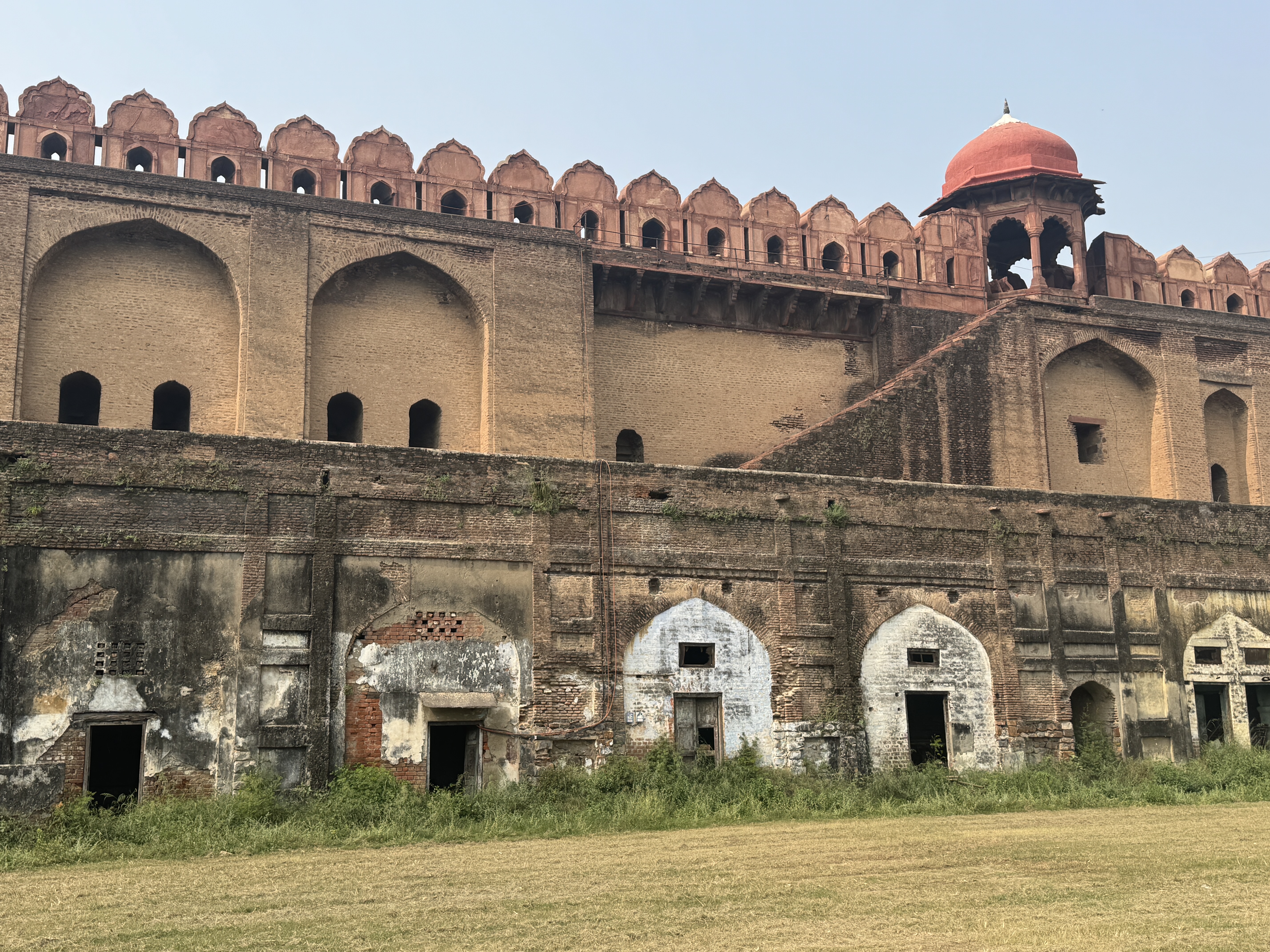 I understand wanting to impress people outside the fort, but many were allowed in.  Shouldn't Delhi's rulers have wanted to impress them too