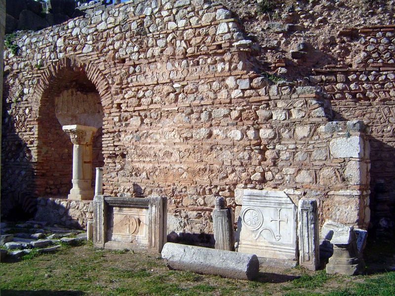 Fragments of the many ancient memorials.