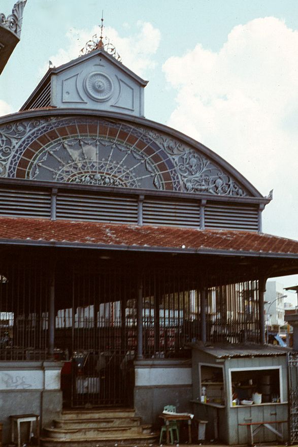 The municipal market, on the waterfront.