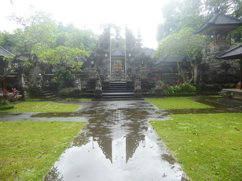 Each village has a set of temples arranged in a line from higher elevation to lower. The first or highest temple marks the village's origin,