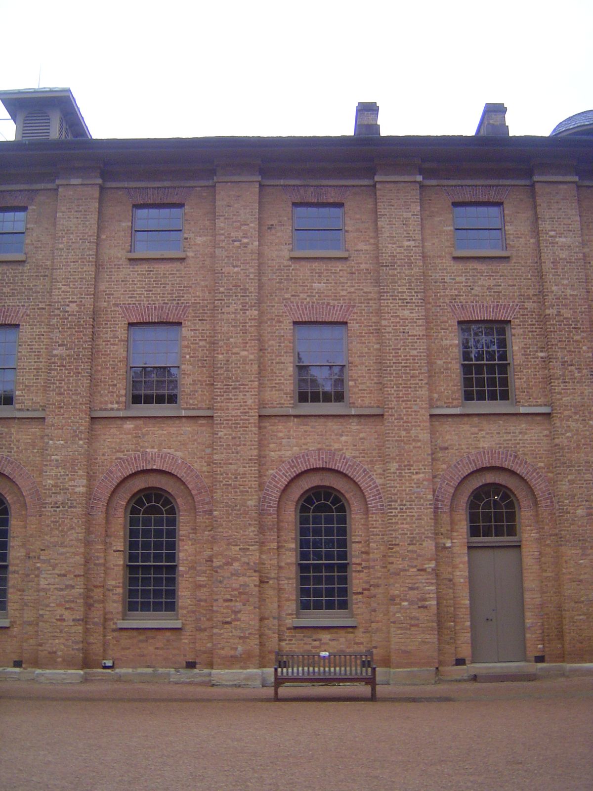 Fine, fine brickwork, though much of it was repointed during the conversion to a musuem. In many cases, the bricks were reversed because the