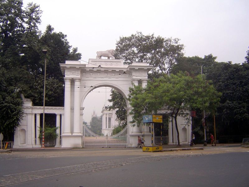 And now, toward the river, a side entrance to Government House.