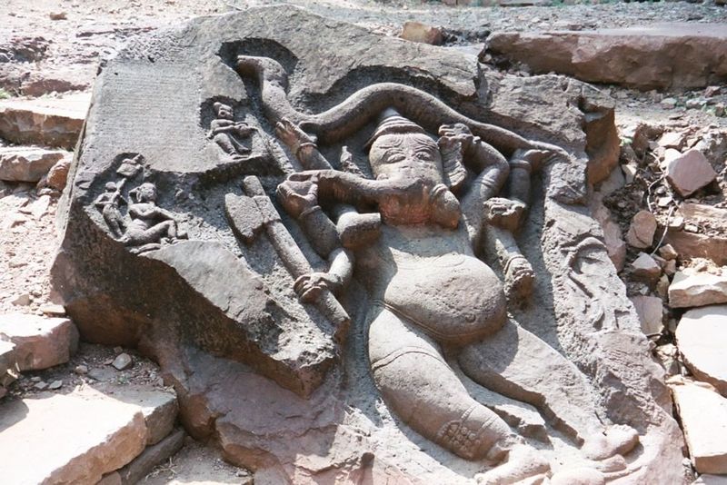 Ganesh protects the fort.
