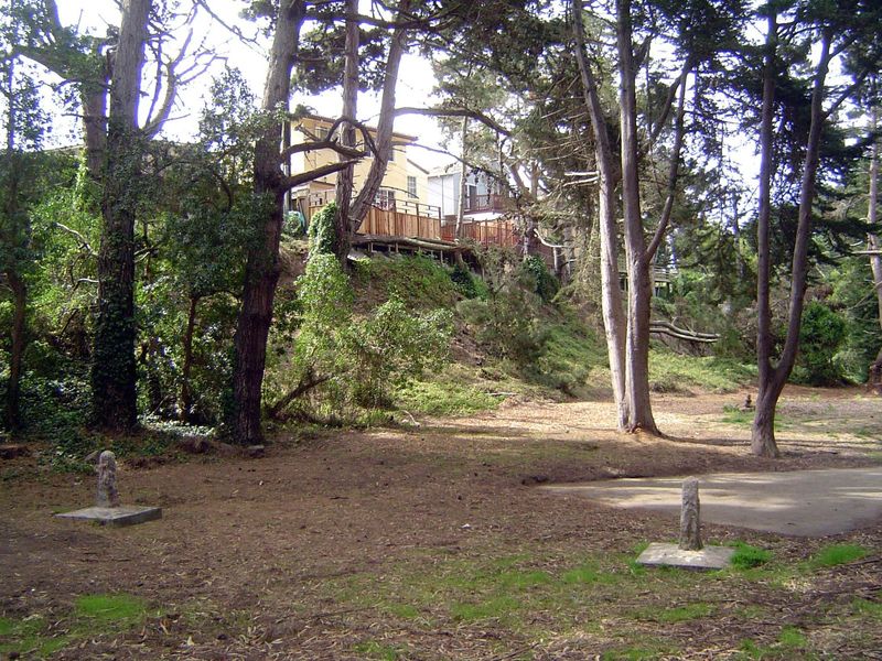 It was the site where U.S. Senator David Broderick was mortally wounded by California Supreme Court Justice David Terry in 1859.  Back then,