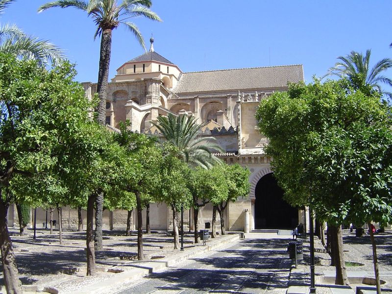 Another view of the enclosure, this time looking to the mosque and, rising within it, the cathedral. In the days when this was a functioning