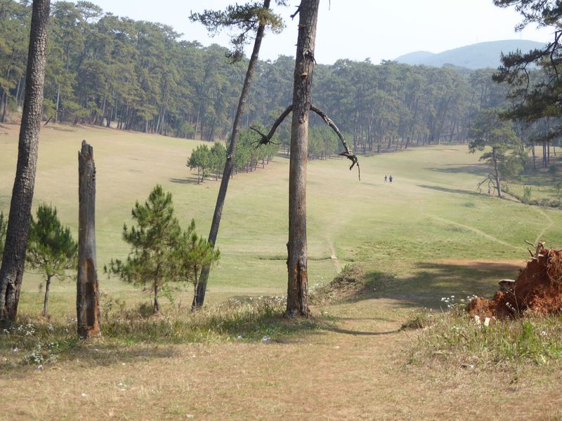 You can see why the British liked these highlands. In 1924 they laid out this, the 18-hole Shillong golf course. In case you're wondering ho