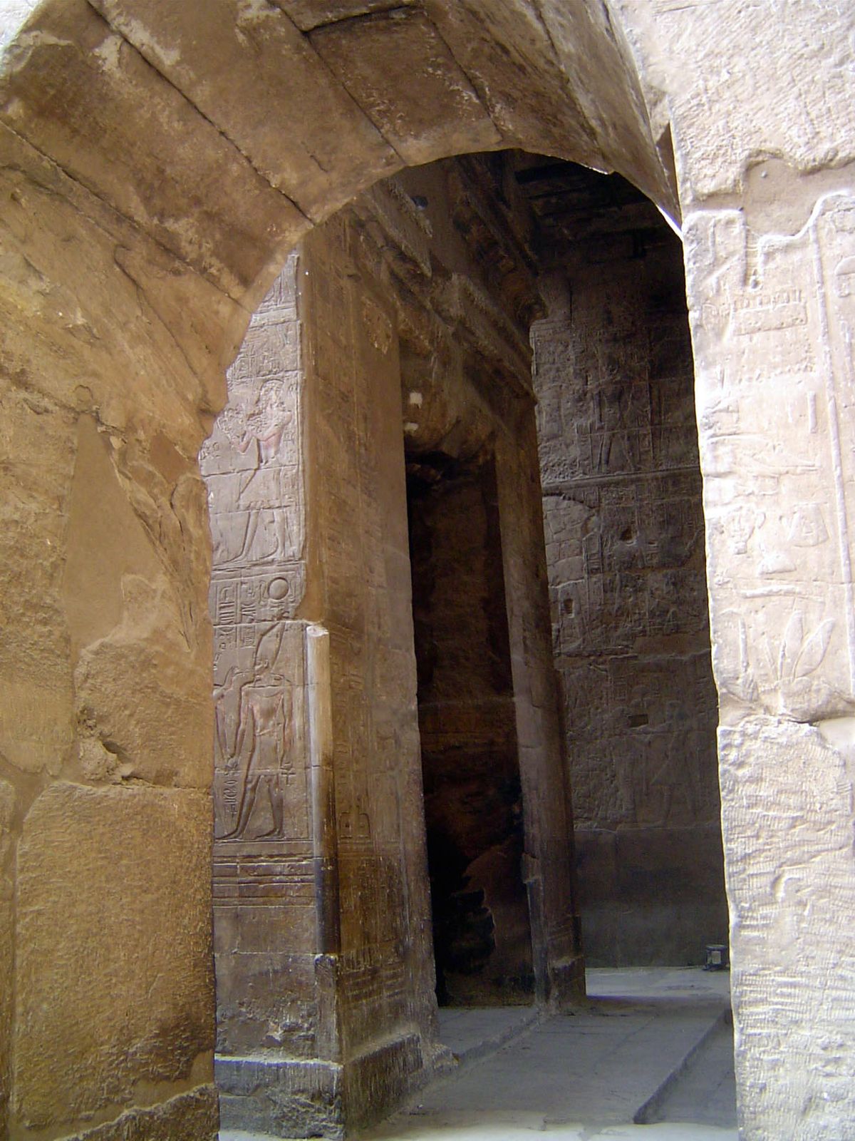 Beyond the hypostyle hall is the "Secret Chamber" of the Opet Festival. This part of it is called the shrine of Alexander the Great, so-call