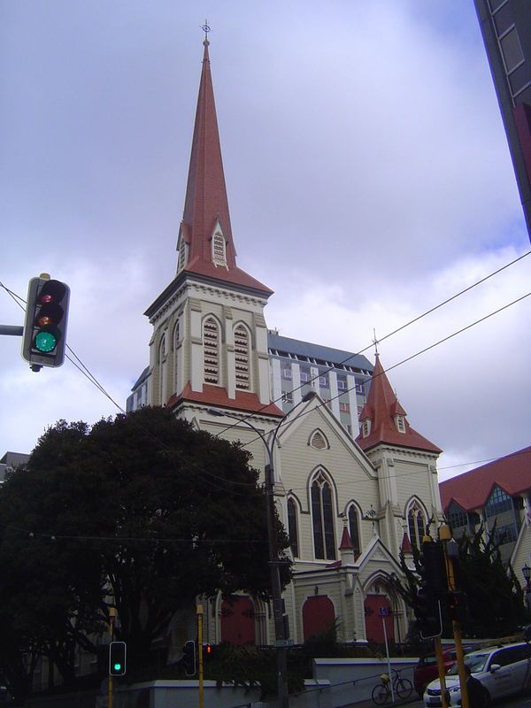 More wood, more fires. This is St John's Prebyterian Church, built in 1884 to destroy one than burned. The architect was Thomas Turnbull, wh