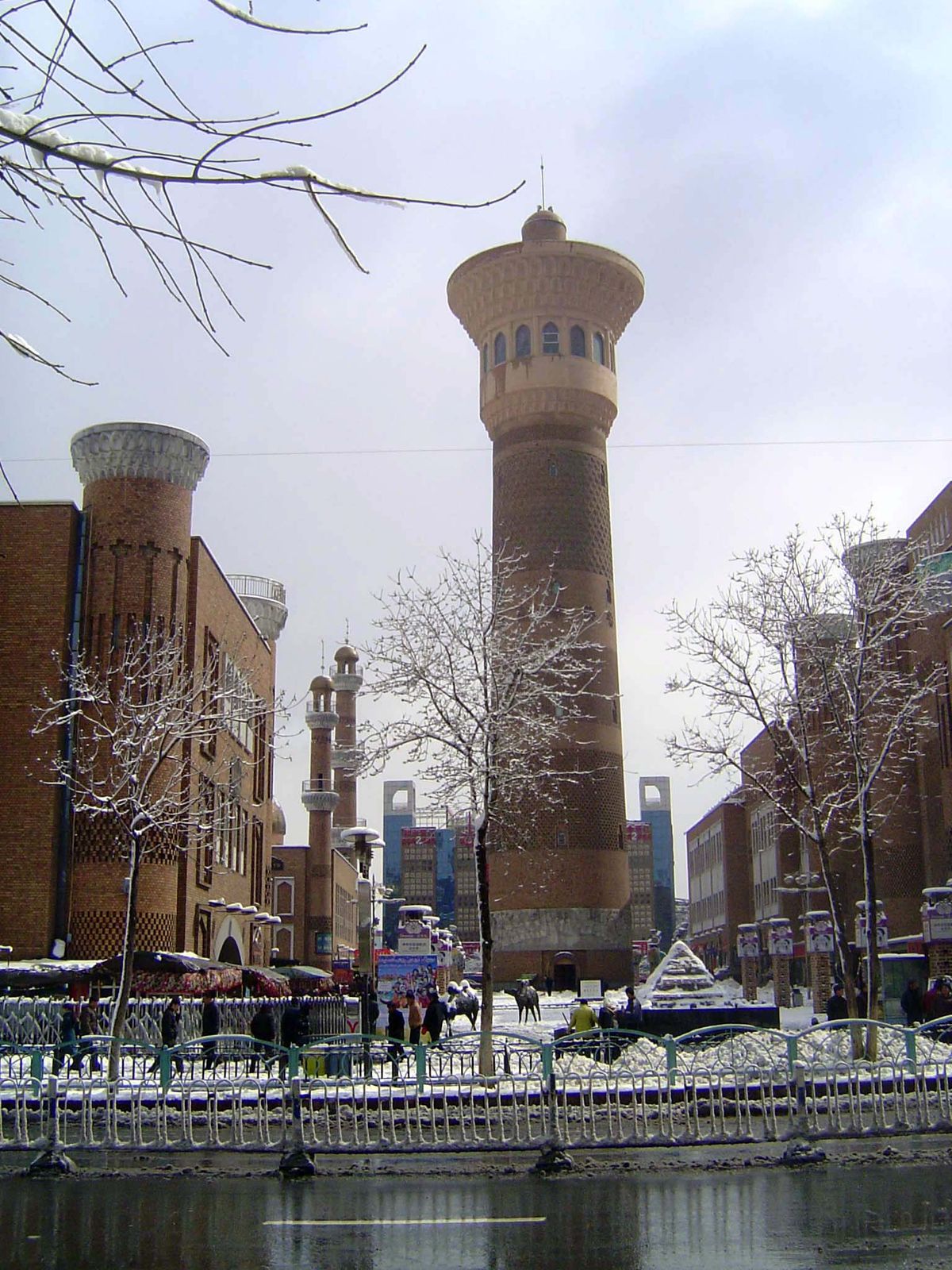 Very traditional? Not quite. The city's grand bazaar was cleared and an ersatz version put in its place. Most of the vendors are Han. The to