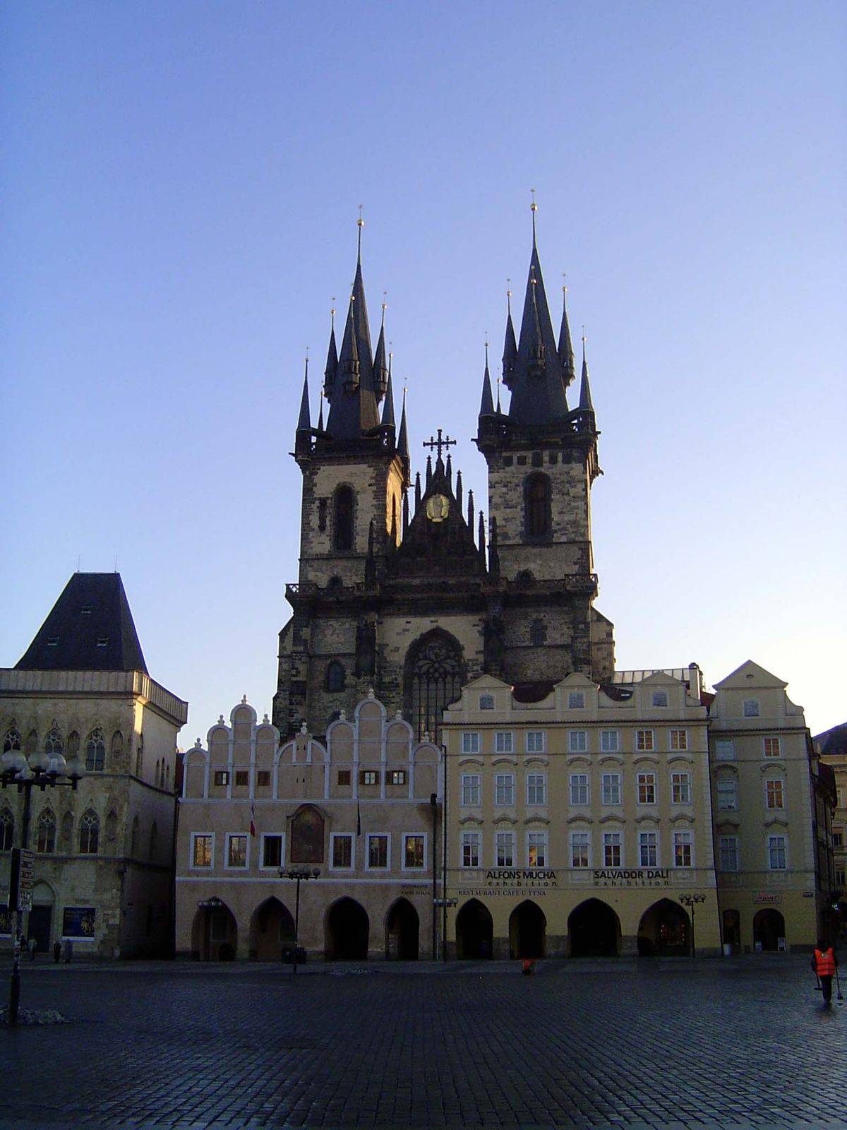 The church and school.