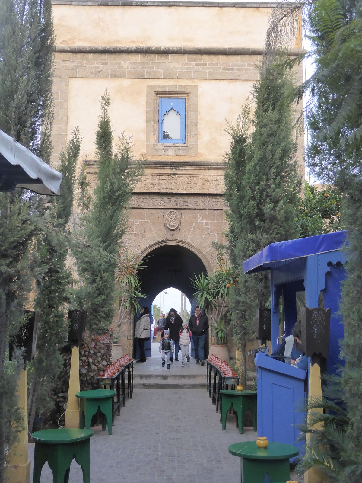 The gateway through the bastion is now a restaurant.