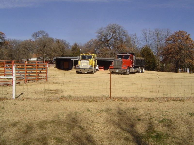 A fellow wants to park a couple of heavy-duty trucks across the street? That's fine.
