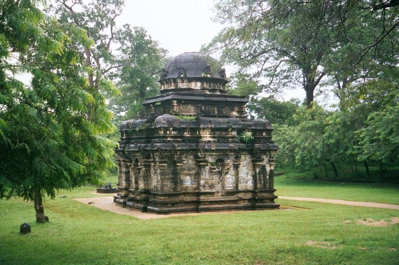 Brick construction would have seemed vulgar to the Cola, who built this stone temple to Shiva. It's one of several that survive at Polonnaru