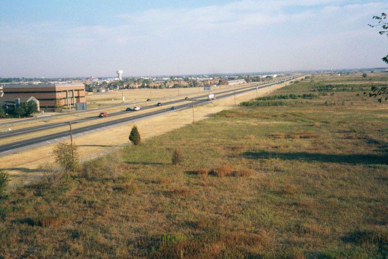 An industrial park in the offing. The land on the right was part of a World War II naval-air station. It's taken a long, long time to get pe