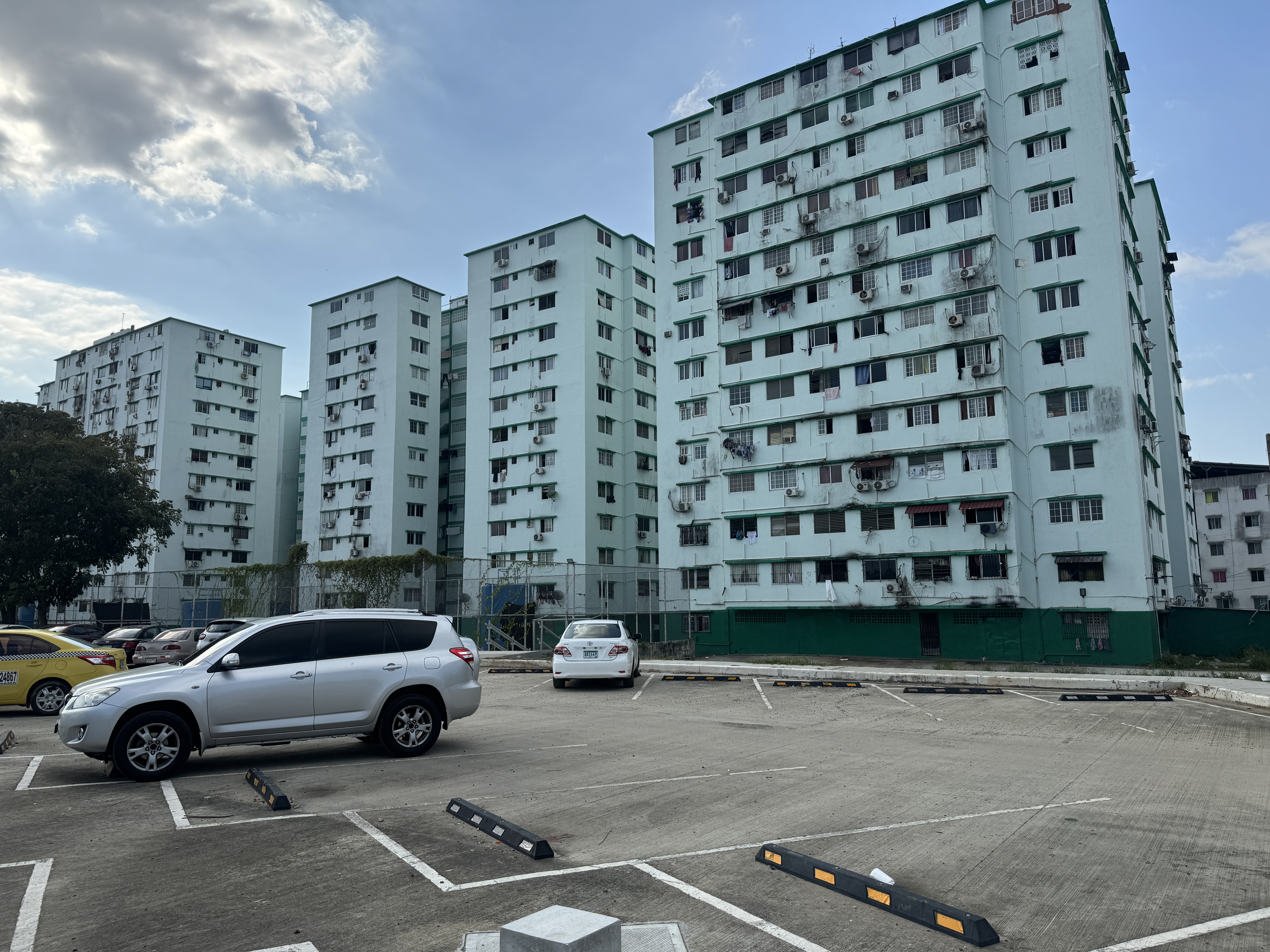 Meanwhile, at the gates of the Casco Viejo and only a half mile from the cathedral, public housing is a reminder that not everyone does Star