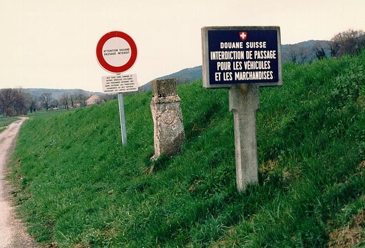 The seemingly open border. Even 20 years, it wasn't so simple: you could drive through, but you'd be stopped within a very few minutes.