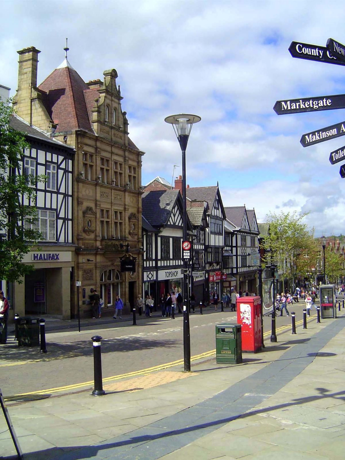 The High Street, not in bad shape.