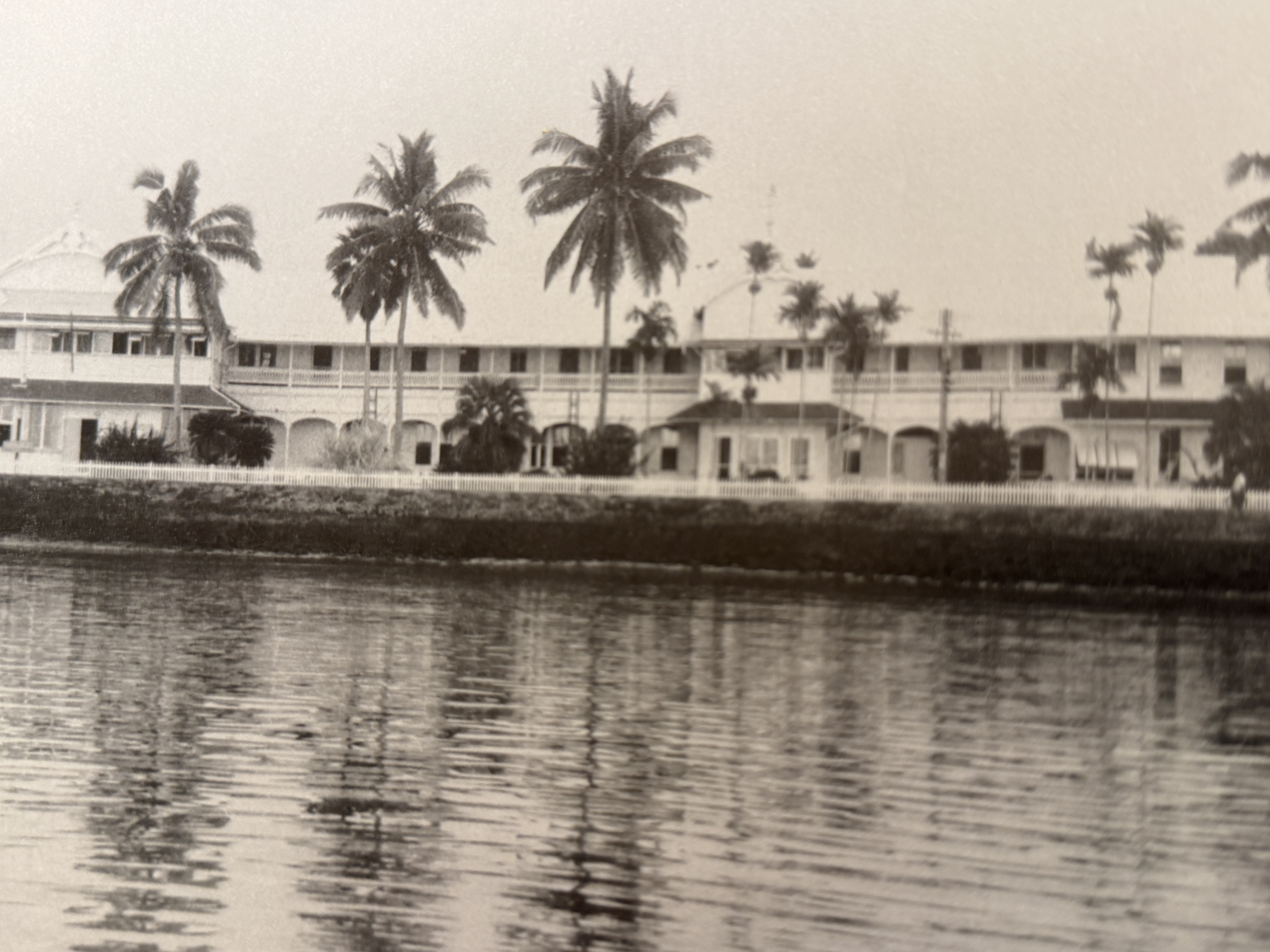 By the 1940s, the building had become the Casino Hotel and been given a coat of paint.  Still, it was torn down in 1972.  The site is now th
