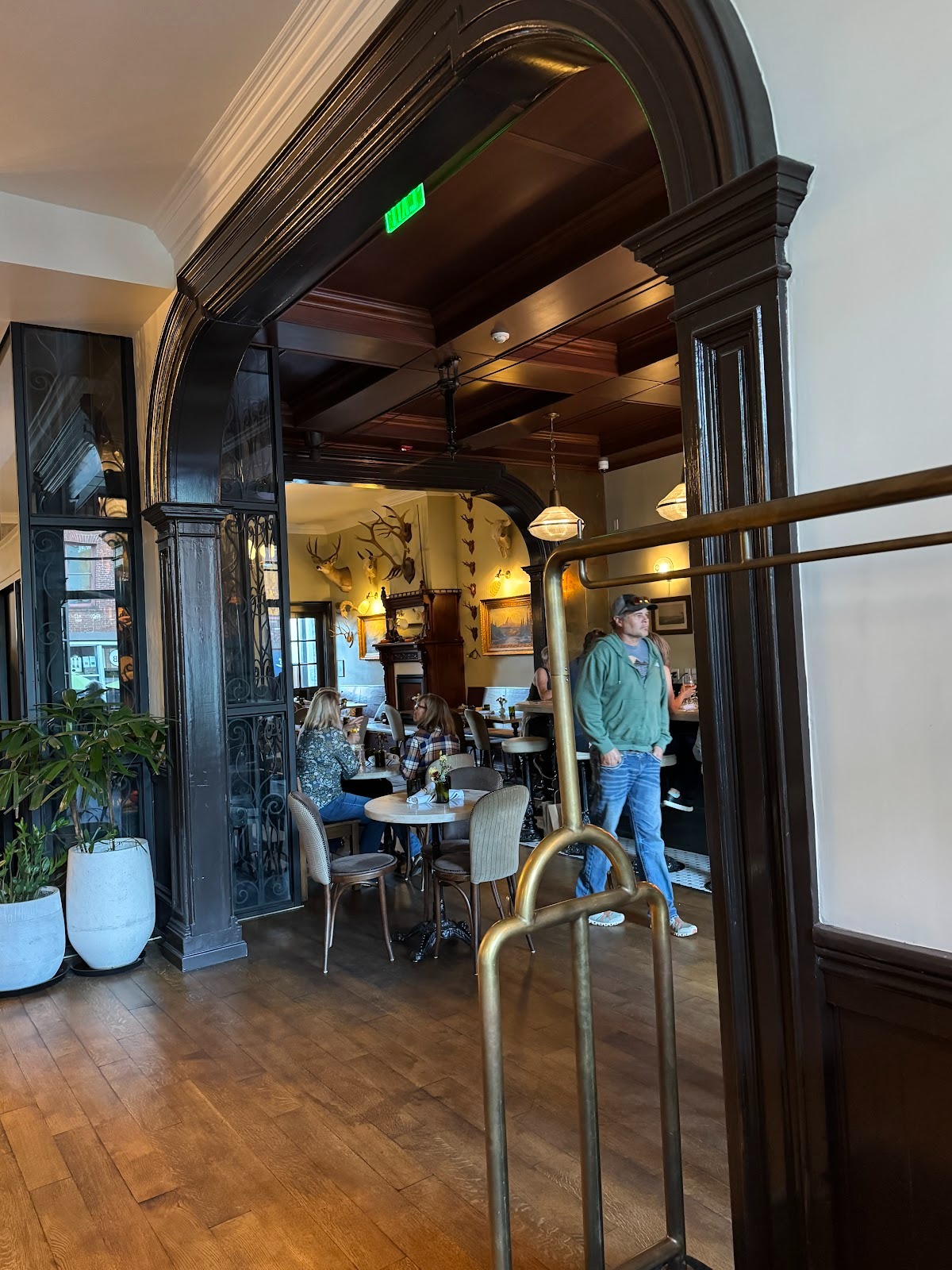 We're not staying, but nice woodwork.