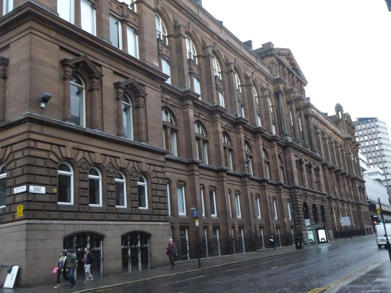 More from the Barclay Boys, in this case on George Street just north of the City Chambers extension. It's the Royal College of Science and T