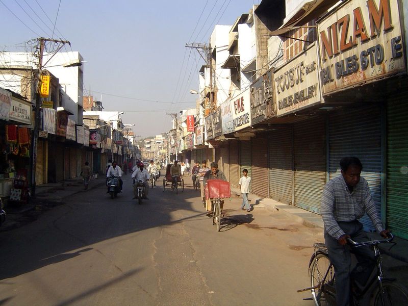 Down on the same street.