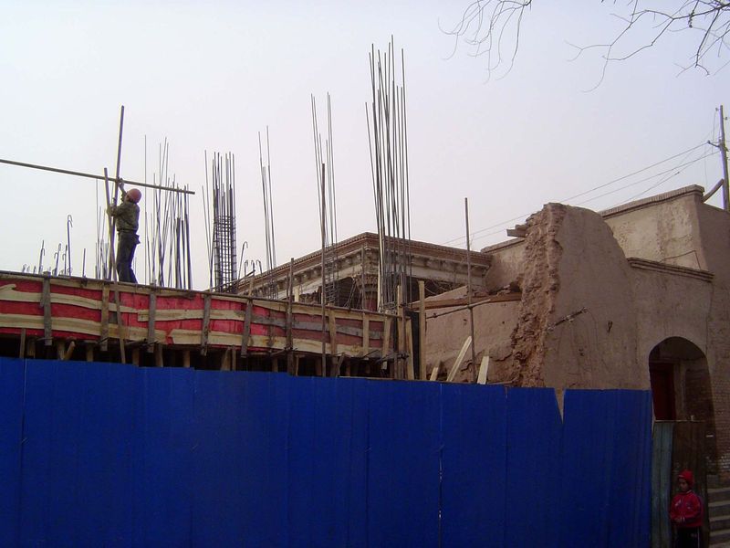 New construction with new materials.