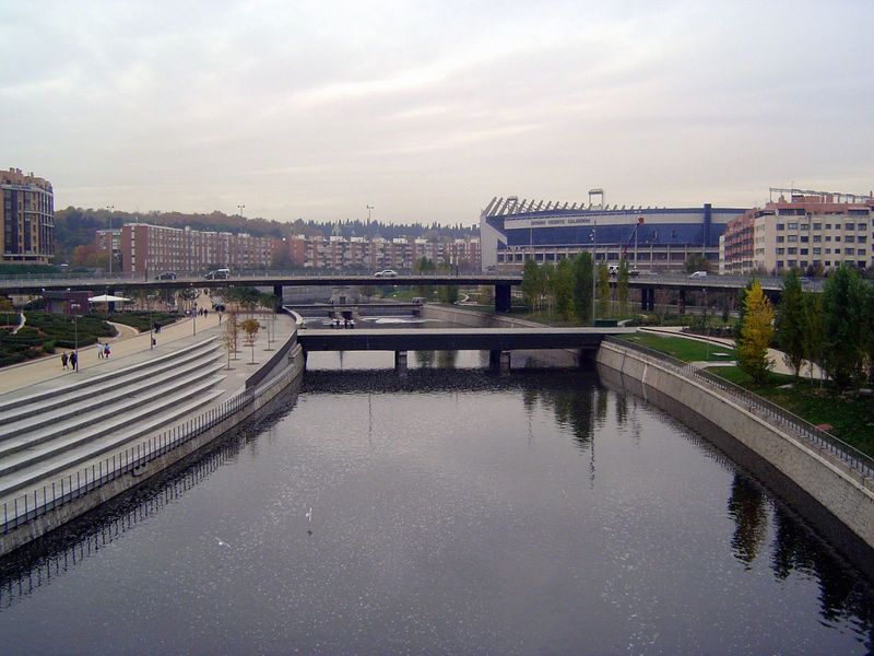 The historic core of the city, Madrid Centro, lies east of the Manzanares, a tributary of the Tagus, which reaches the sea at Lisbon. For ce