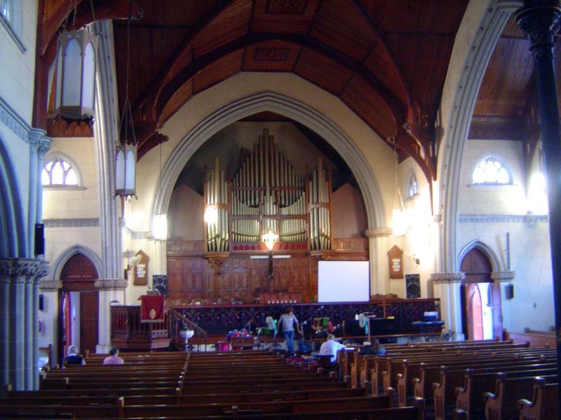 The interior.