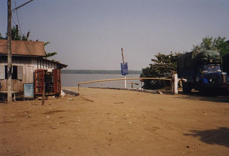 The same ferry terminal at a quieter moment.