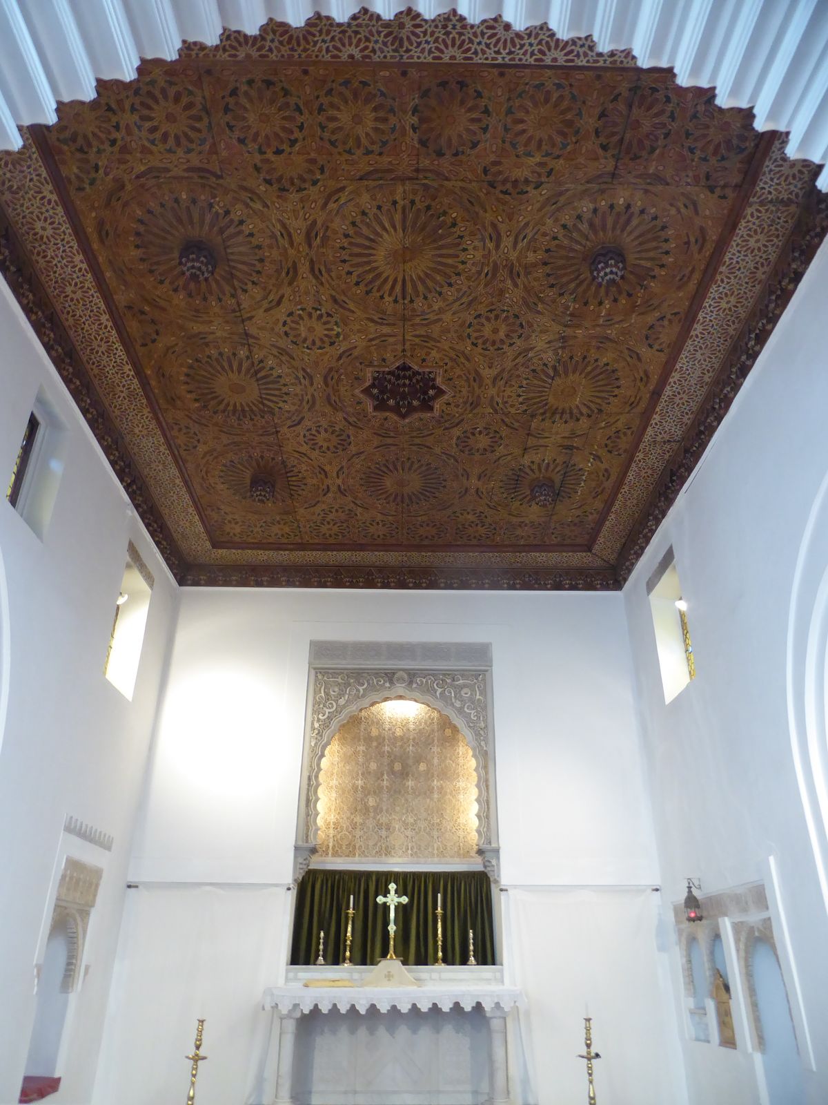 Ceiling over the altar.