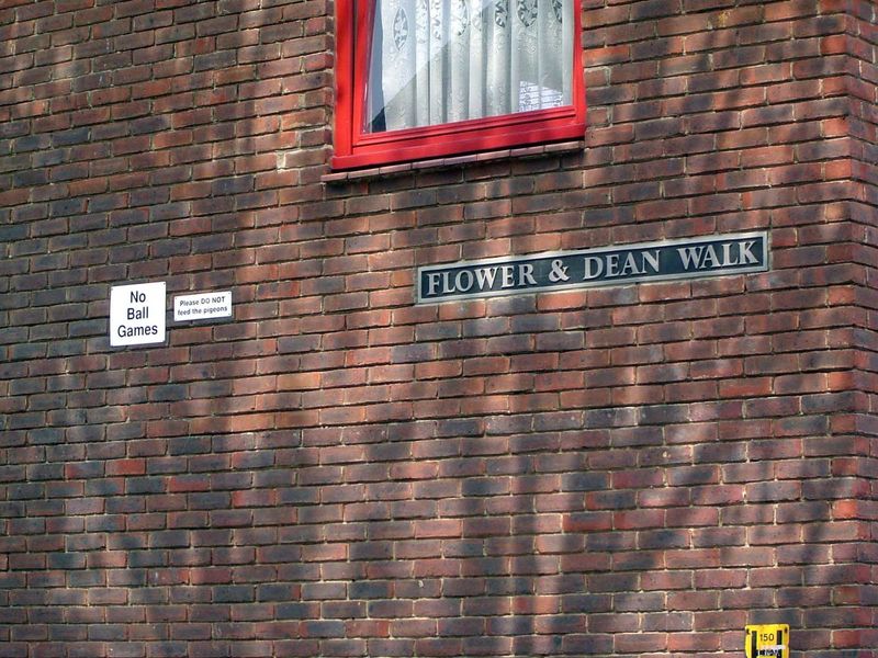 An original street name survives.