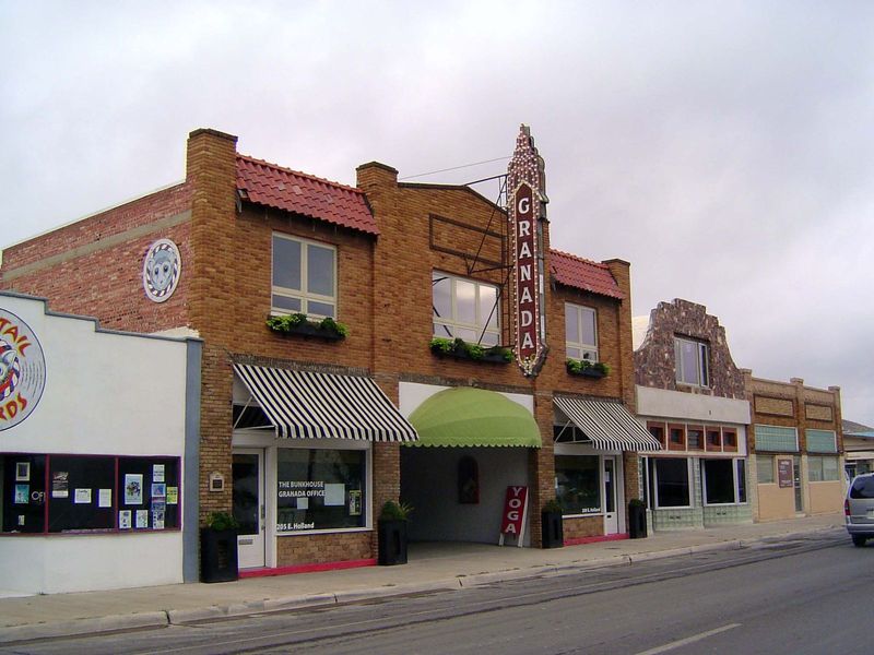 There's a more conventional theater, too.