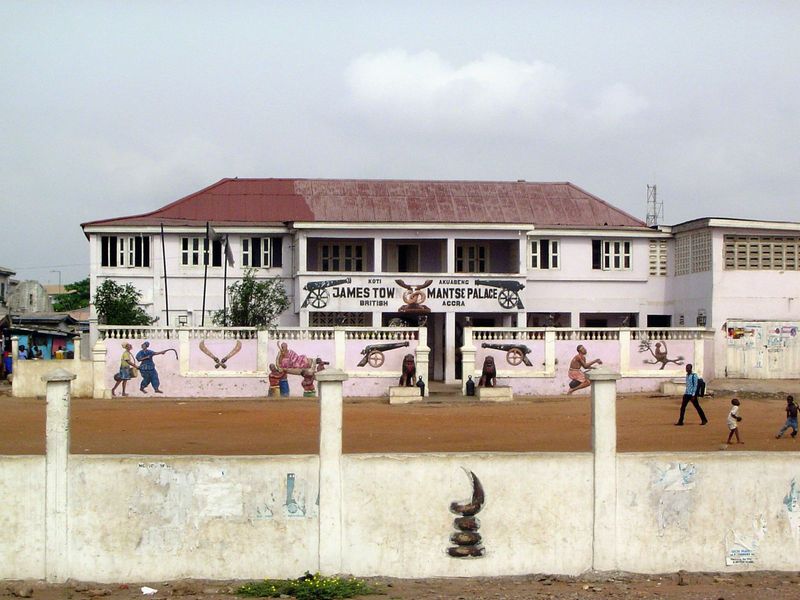 This is the palace of the paramount chief of the Ga, the dominant ethnicity. And you thought Ghana was a western-style democracy, pure and s