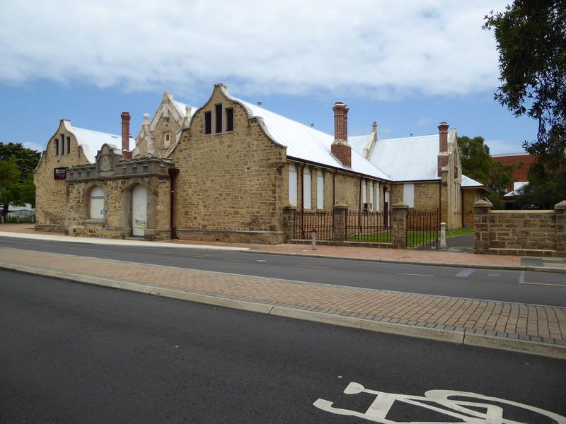 Convicts built this, too. It's the Fremantle Boys' School of 1855, now the Film and Television Institute.