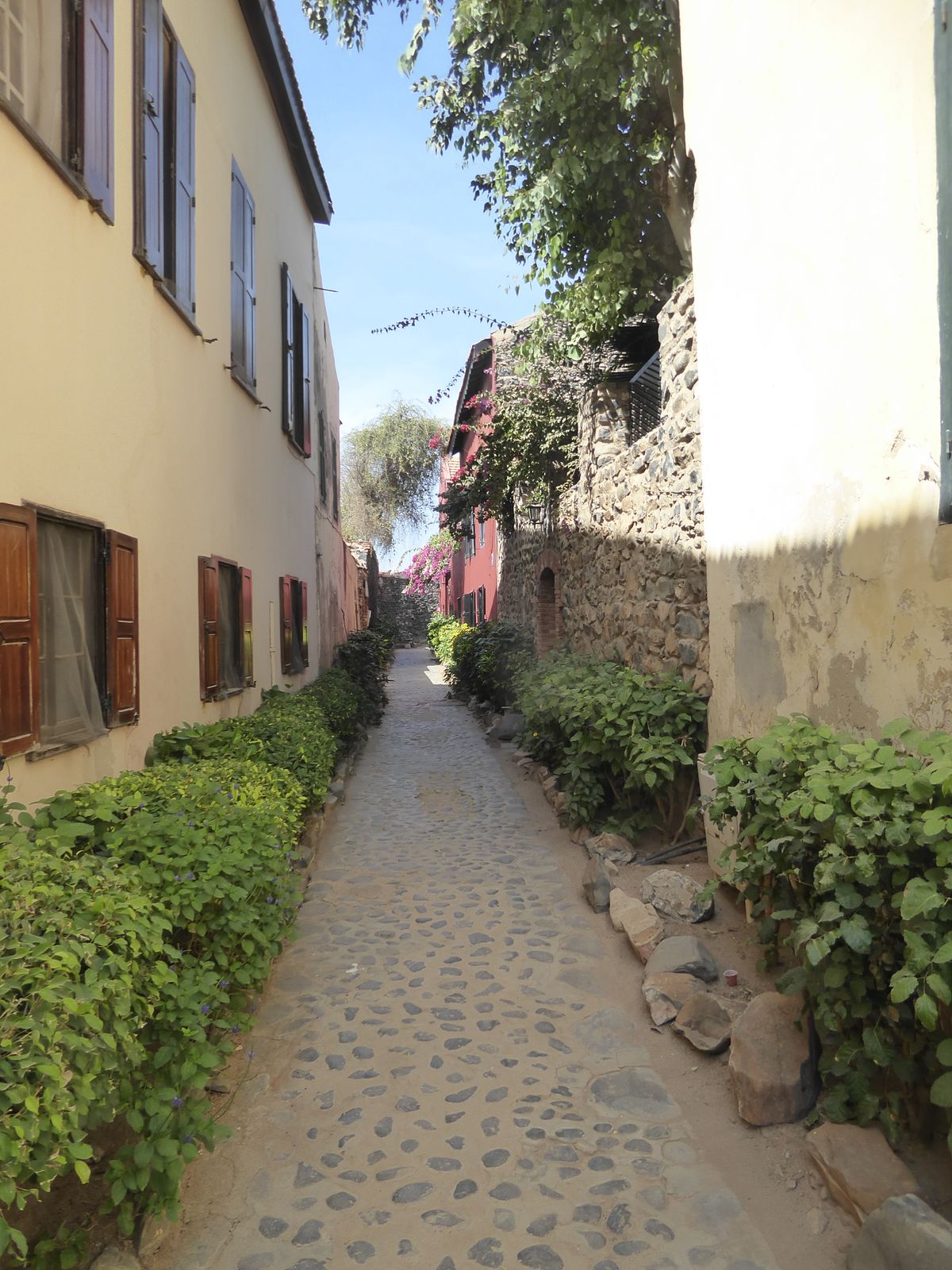 There are plenty of buildings in ruin, but many have been tidied up to a fare-thee-well.