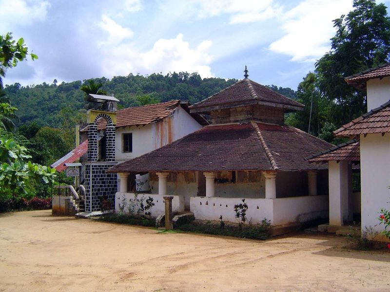 The valley was once the source of enough prosperity that the local farmers themselves paid for the construction of this temple, set off in t