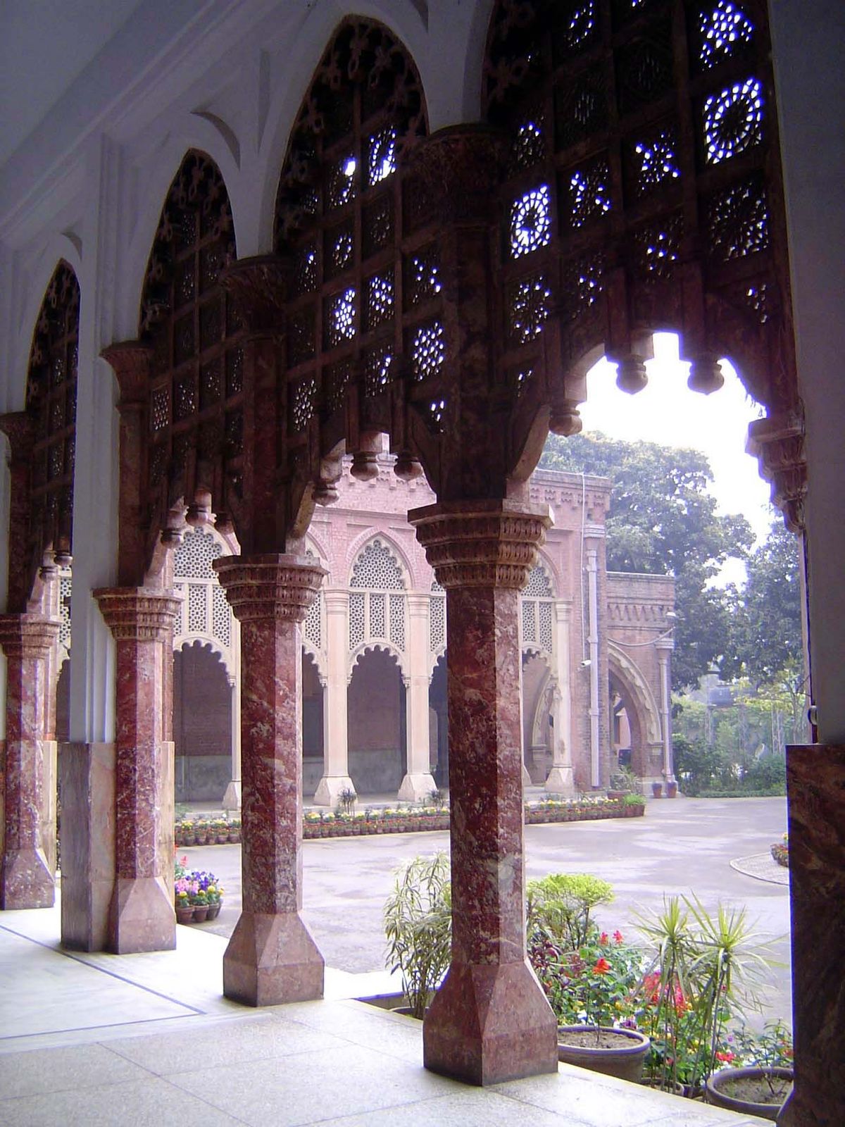 A detail showing the care given to the construction of this building.