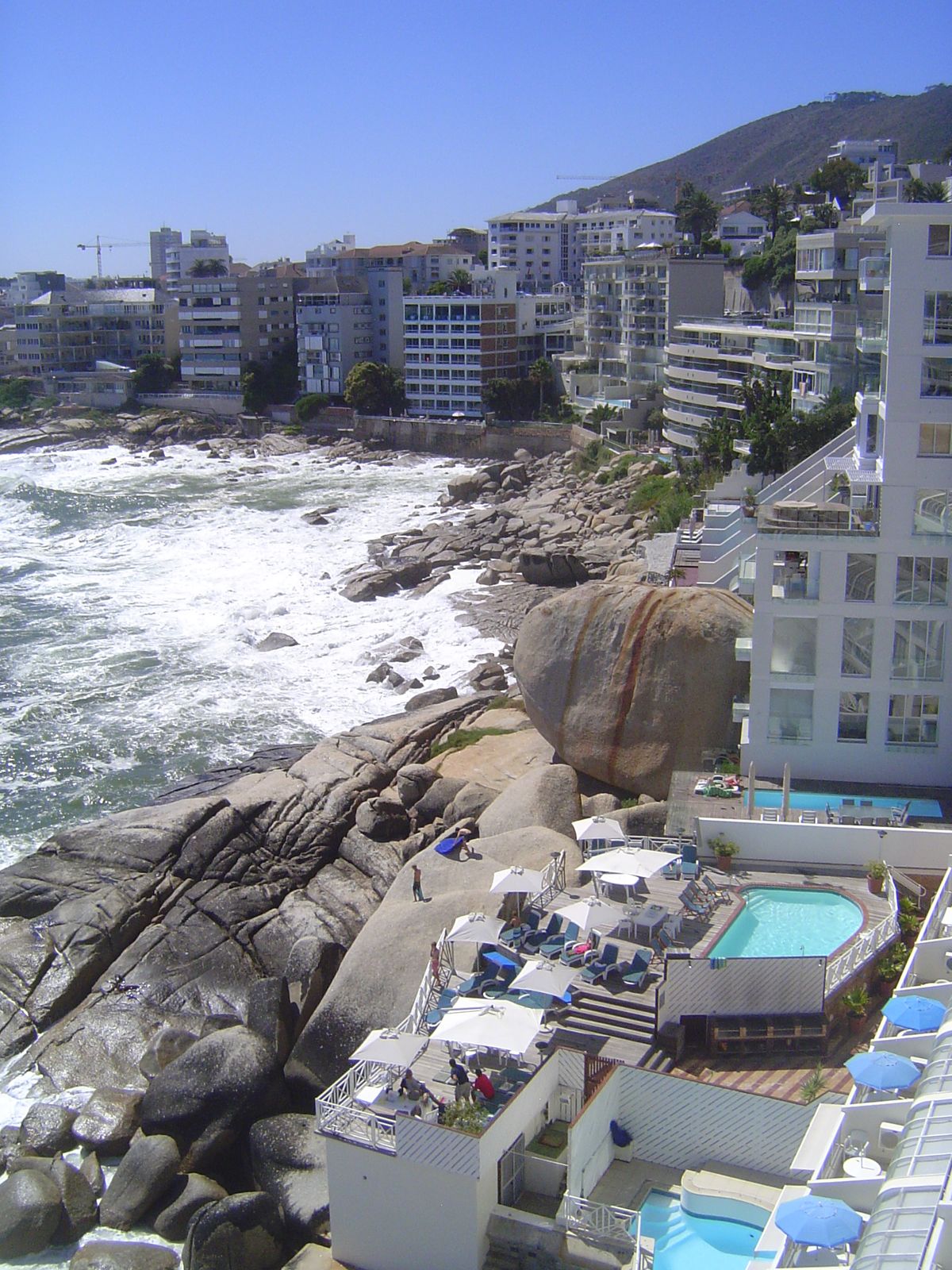 Instead of taking Kloof Road into the city, we're sticking to the coast. So do the developers, who don't take "no" for an answer.