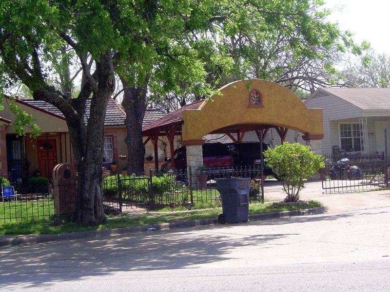 A carport deluxe, only a block away from the home in the previous picture.