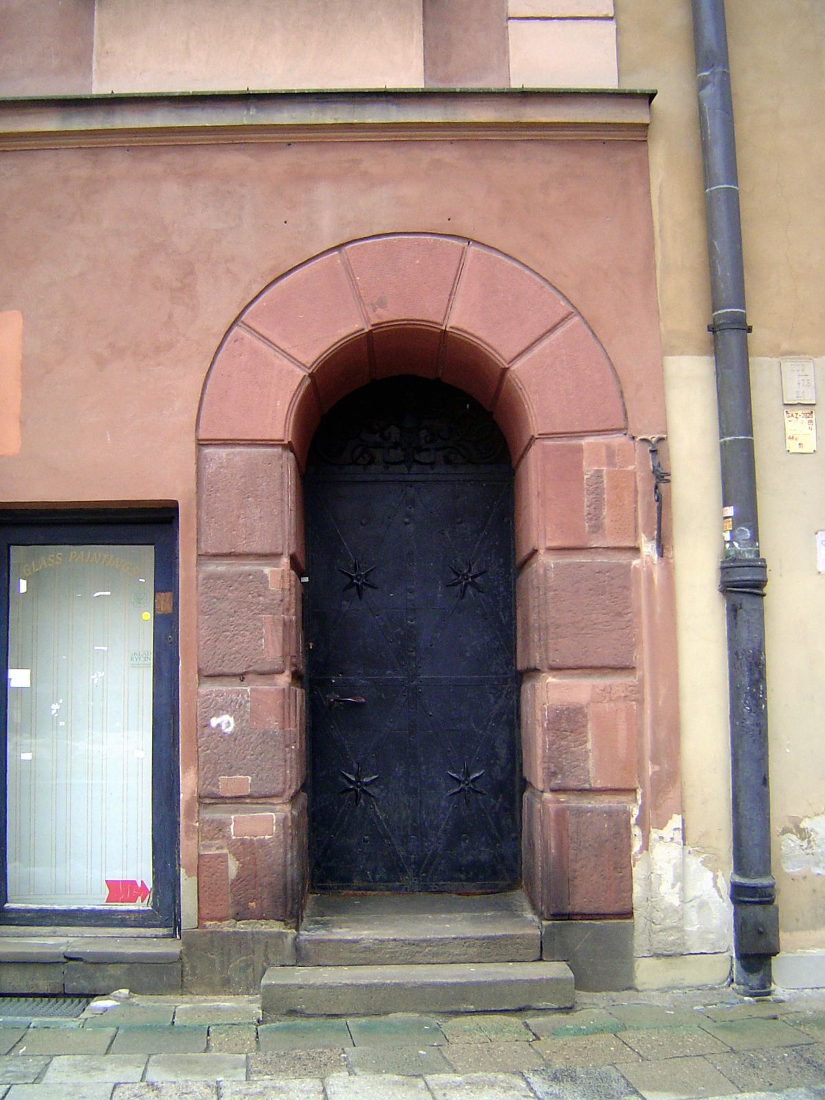 A simple door frame.